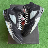 Jordan Reimagined Black Metallic 5s Size 8.5