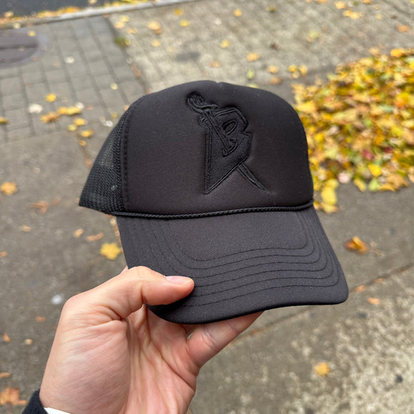 Black Out Buffalo Sabres Trucker Hat