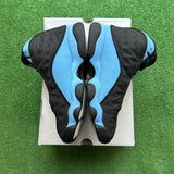 Jordan Black University Blue Black 13s Size 10.5