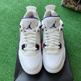 Jordan Metallic Purple 4s Size 6Y