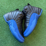 Jordan Black Game Royal 12s Size 5Y