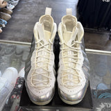 Nike Chrome White Foamposite Size 12W/10.5M