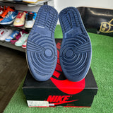 Jordan Metallic Navy 1s Size 12