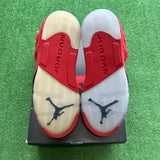 Jordan Red Suede 5s Size 10.5
