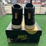 Jordan Pinnacle Black 1s Size 12