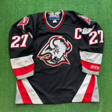 Vintage Buffalo Sabres Peca Jersey Size XL