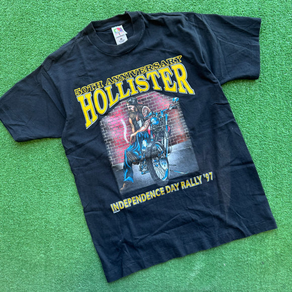 Vintage Biker Tee Size L