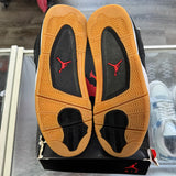 Jordan Laser Black Gum 4s Size 10.5
