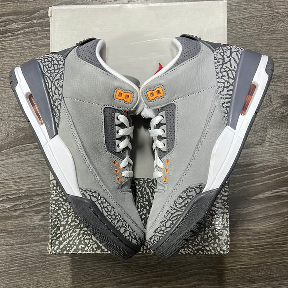 Jordan Cool Grey 3s Size 7