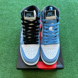 Jordan University Blue Black 1s Size 6Y