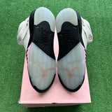 Jordan Medium Soft Pink 5s Size 10.5