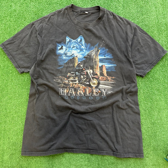 Vintage Harley Davidson Fairbanks Alaska Tee Size XXL
