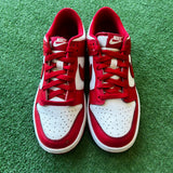 Nike University Red Low Dunks Size 6Y