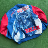 Vintage Buffalo Bills Chalk Line Jacket Size XL