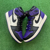 Jordan Court Purple 1s Size 10