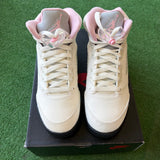 Jordan Medium Soft Pink 5s Size 5.5Y