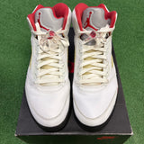 Jordan Fire Red 5s Size 10