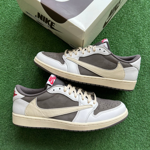 Jordan Travis Scott Reverse Mocha Low 1s Size 12