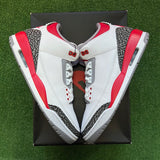 Jordan fire Red 3s Size 10.5