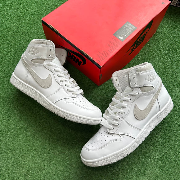 Jordan Nuetrel Grey Hi 85 1s Size 12