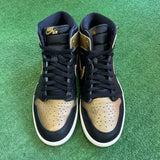 Jordan Black Metallic Gold 1s Size 12