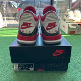 Jordan Fire Red 3s Size 10