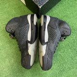 Jordan Black Silver 3Lab 5s Size 10