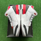 Jordan Fire Red 3s Size 13
