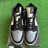 Jordan Black Smoke Grey Mid 1s Size 13