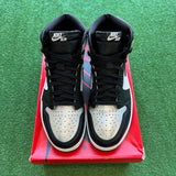 Jordan Silver Toe 1s (Missing Insoles) Size 10