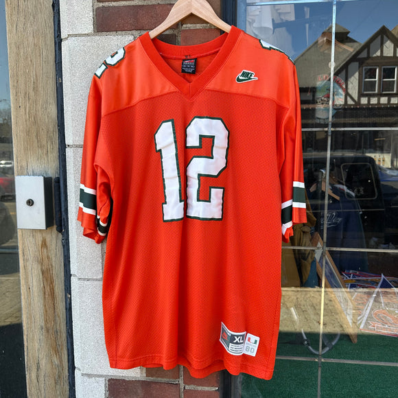 Vintage Miami Hurricanes Jim Kelly Jersey Size XL