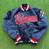 Vintage Buffalo Bisons Satin Jacket Size M/L