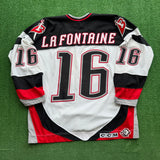 Vintage Buffalo Sabres Pat LaFontaine Jersey Size XL
