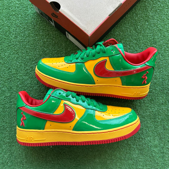 Nike Lil Yachty Concrete Boys Lucky Green Low Air Force 1s Size 10.5