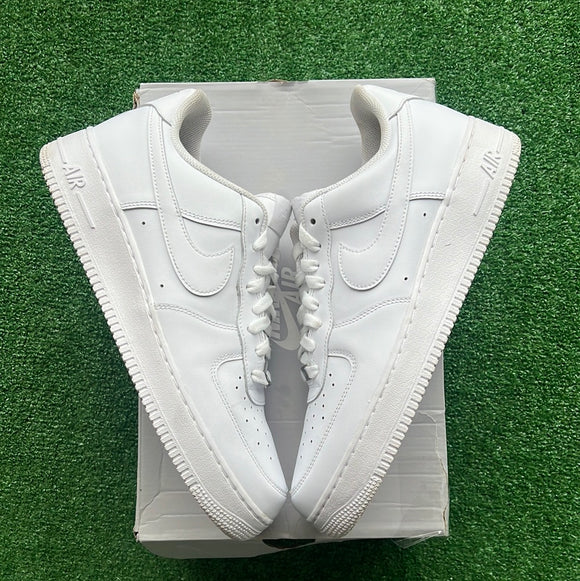 Nike White Air Force 1s Size 12