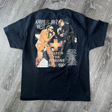 Vintage Jay Z Kanye West Watch The Throne Tour Tee Size XL