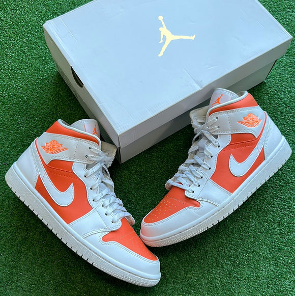 Jordan Bright Citrus Mid SE 1s Size 12W/10.5M