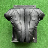 Nike Supreme Black Mid Air Force 1s Size 12