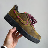 Nike Boucle Desert Moss Fierce Pink Air Force 1s Size 8