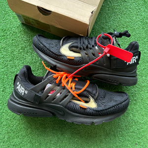 Nike Off White Black Air Presto Size 10