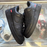 Nike Supreme Black Air Force 1s Size 10.5