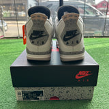 Jordan White Cement 4s Size 8
