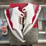 Jordan Cardinal 3s Size 7