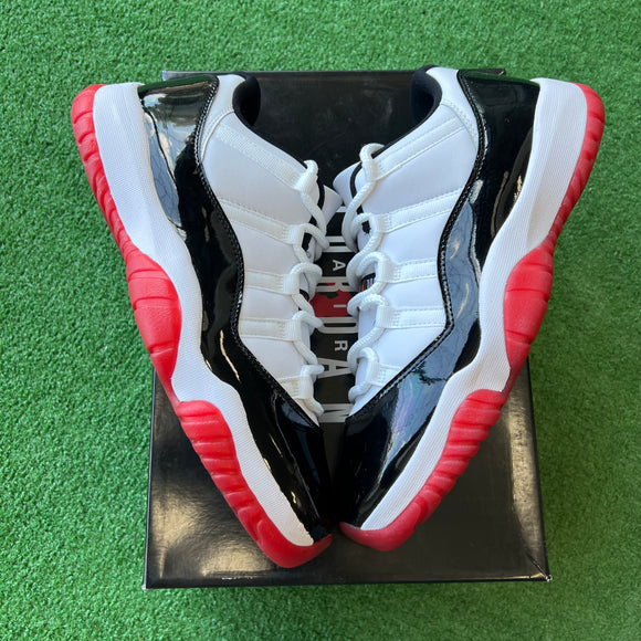 Jordan Concord Bred Low 11s Size 10.5