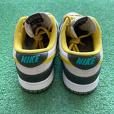 Nike Khaki Vivid Sulfur Low Dunks (Missing Insoles) Size 11