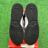 Nike Black White Low Dunk Size 10