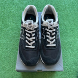 New Balance Black Grey 574 Size 13