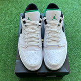 Jordan Lucky Green Black Low 1s Size 12