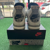 Jordan White Cement 4s Size 11