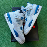 Jordan Military Blue 4s Size 7Y
